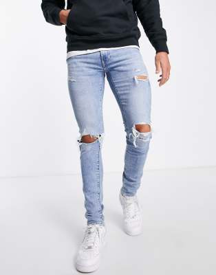 levi's jeans with knee rips