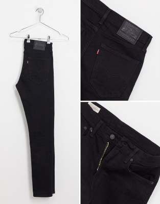 black stretch levis