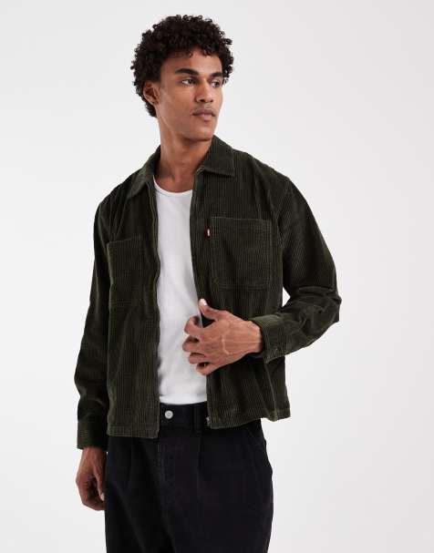 Levi's skjorta med dragkedja i khaki - view 1