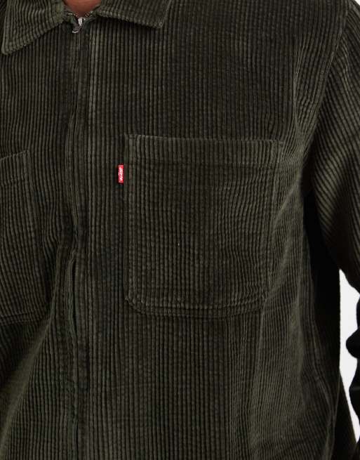 Levi's skjorta med dragkedja i khaki, 5 av 5
