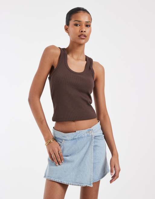 Levi's skort in light blue, 2 of 5