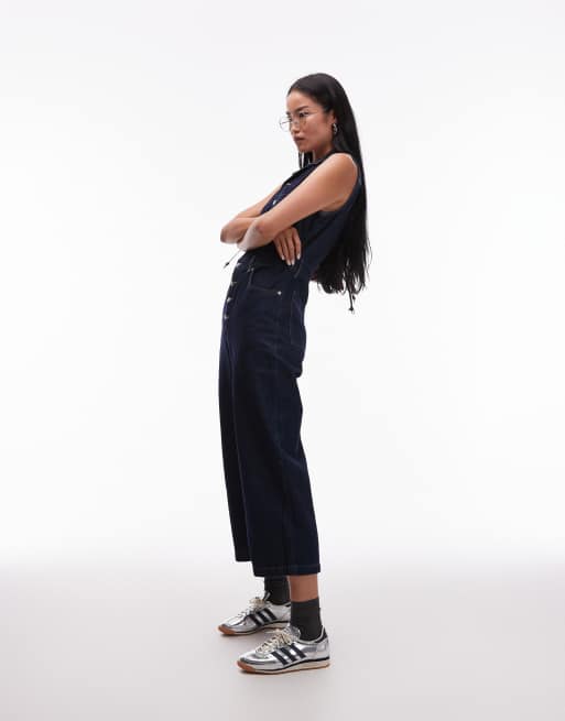 Levi's sleeveless denim jumpsuit in indigo, 2 of 4
