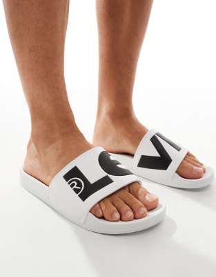 Ползунок Levi's с большим логотипом белого цвета