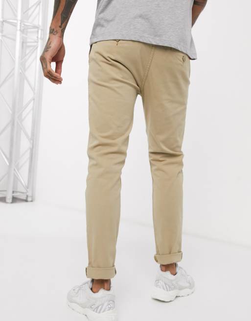 Levi's slim tapered fit chinos in true chino beige shady wash | ASOS