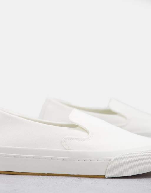 Levi's slip on low canvas shoe in white | ASOS