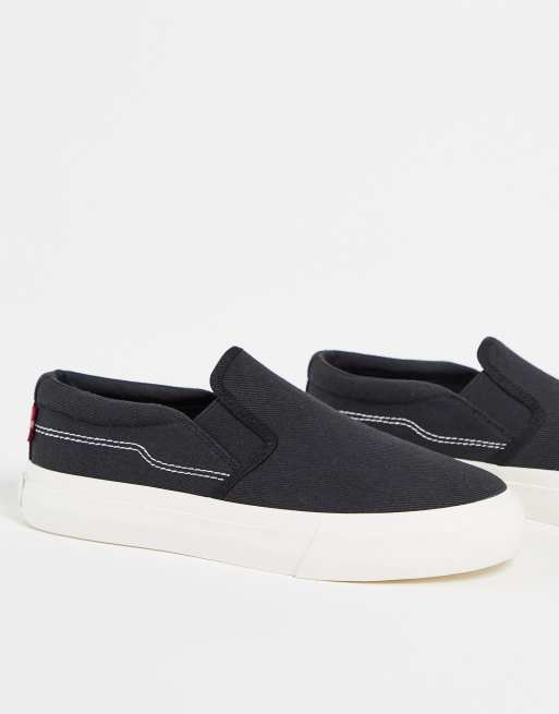 levi's slip on sneakers