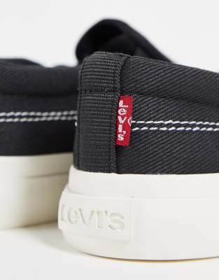 black levis sneakers