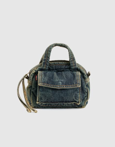Levi's small blake handbag in blue denim - view 1