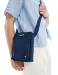 [Levi's] Levi's small zip denim crossbody bag in dark wash-Navy One Size Dark wash