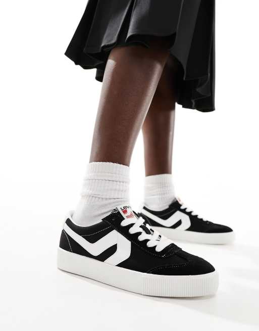 Levi's Sneak sneakers in black suede with logo
