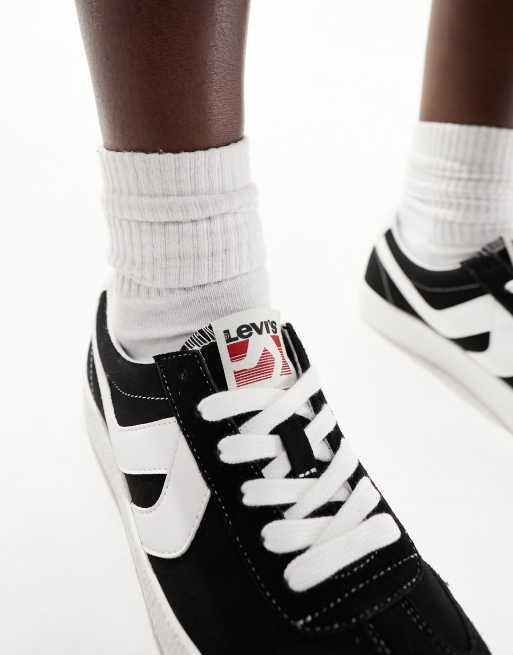 Levi s Sneak Wildleder Sneaker in Schwarz mit Logo ASOS