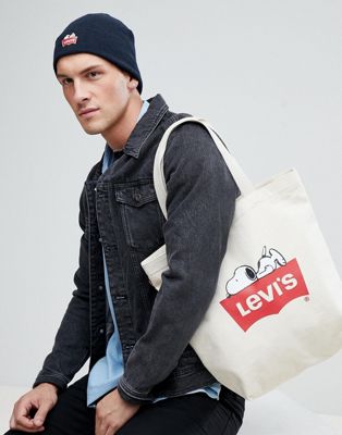 levis snoopy tote