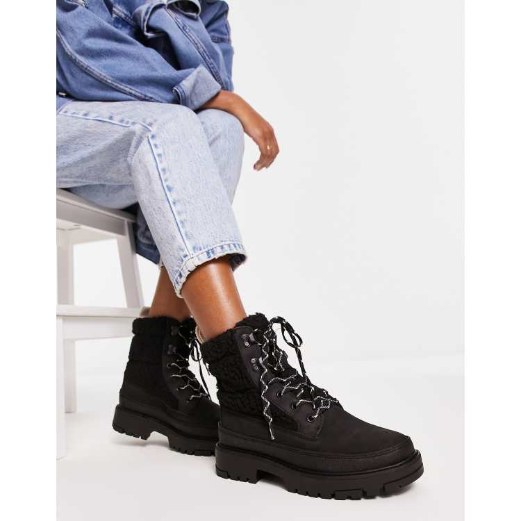 Sherpa lace 2025 up boots