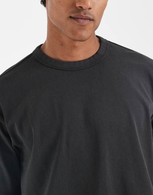 Levi's - Sort løstsiddende T-shirt i kraftigt materiale, 3 af 5