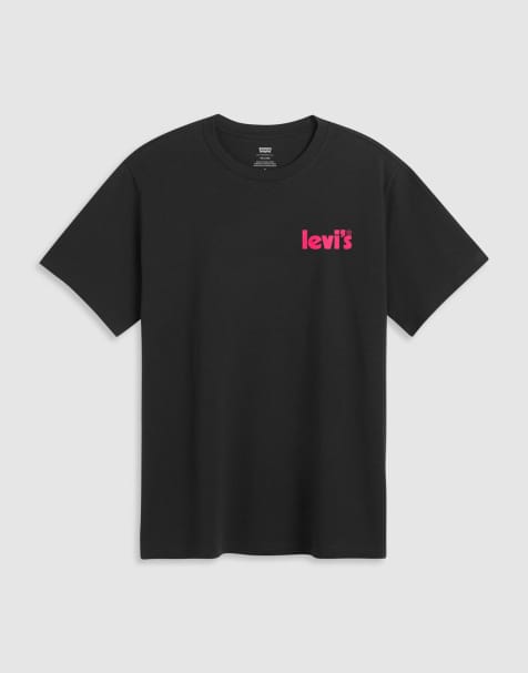 Levi's - Sort og afslappet T-shirt med "Fruit of Knowledge"-print på ryggen - view 1