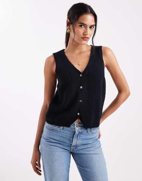Levi's - Sort vest i bouclé - view 1