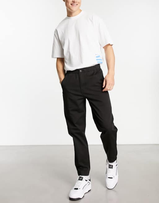 Levi's - Sorte chino-joggingbukser med lomme