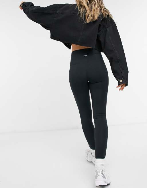 Levi's - Sorte leggings med logo, 2 af 4