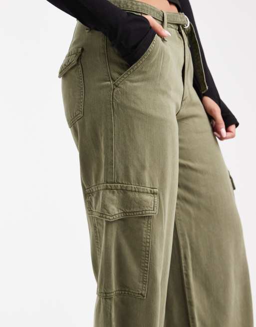 Levi's – Spodnie bojówki baggy dad fit w kolorze khaki, 3 z 5