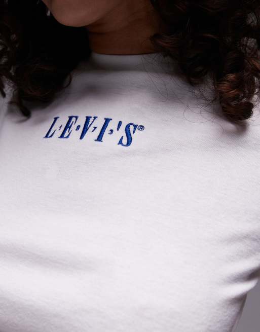 Levi's sporty central logo t-shirt in white , 4 of 4
