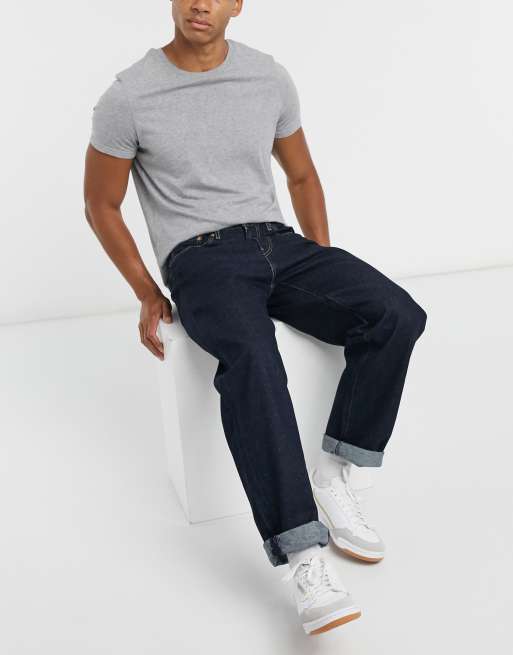 Levi's – Spotted Road – Luźne ciemnoniebieskie jeansy