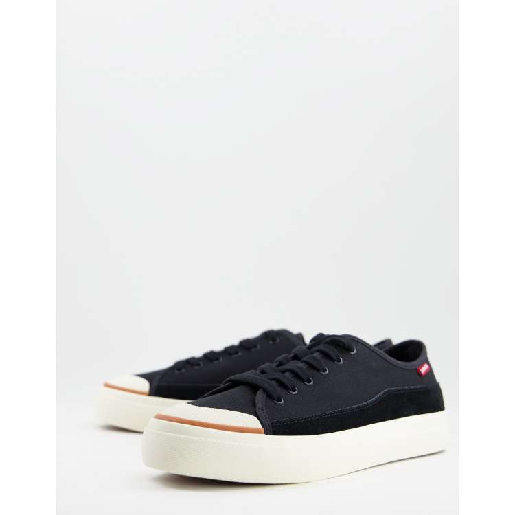 Levis black 2024 tab sneakers