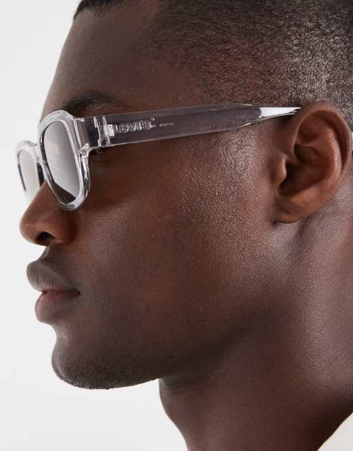 Levi's Square sunglasses with brown lenses in grey - GREY, 3 of 3