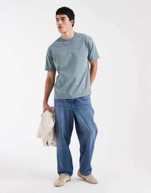 Levi's standard pocket sunset camp-skjorta i blått, 2 av 5