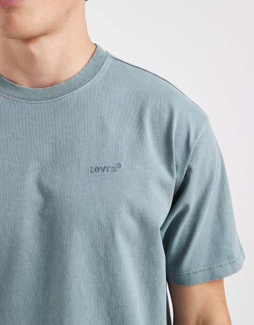 Levi's standard pocket sunset camp striped shirt in white, 4 of 5