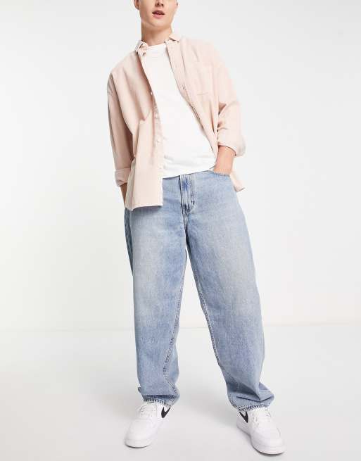 Levi's - Stay Baggy - Tapered jeans i lyseblå vask, 4 af 4