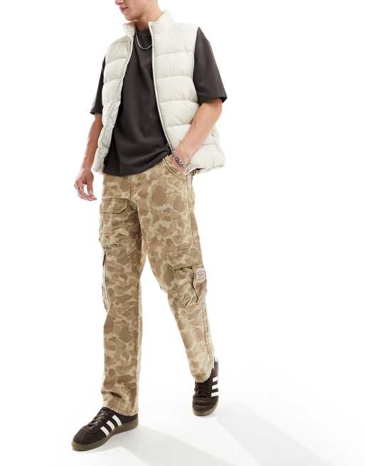 Levi's Stay Loose cargo pants in camo print