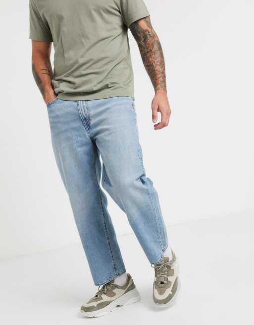 Levi s Stay Loose cropped jeans in light vintage wash ASOS
