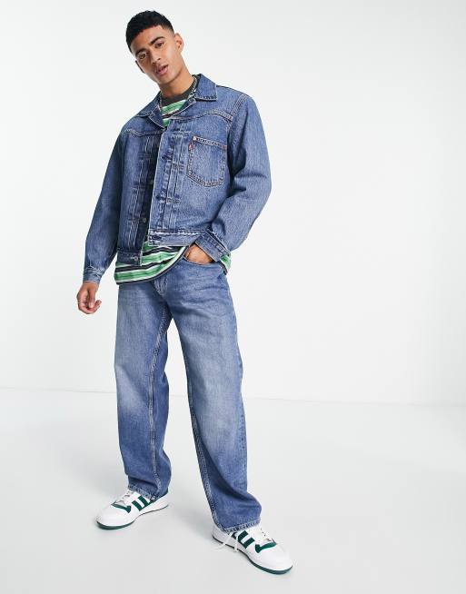 Baggy trucker clearance levis