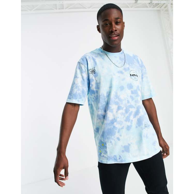 【SATIIIZ】Petyl printed short-sleeved T-shirt Lil Legs Print Collection Girls Poppy Floral Print Short