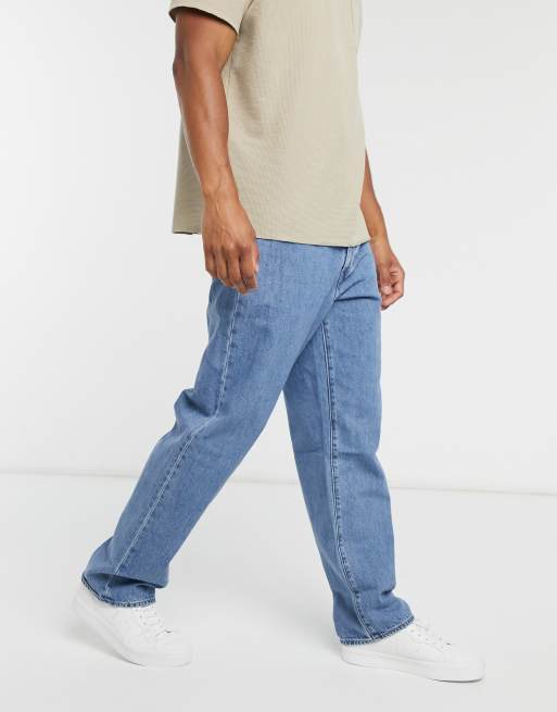 Levi's stay loose fit jeans in hang loosen up light wash | ASOS