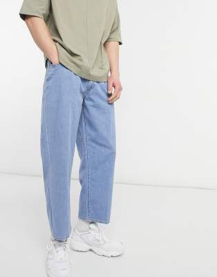 levi's stay loose pleated crop