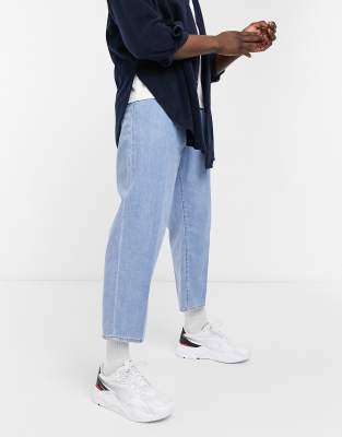 levi's stay loose pleated crop