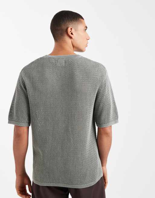 Levi's - Stinson - T-shirt en maille ajourée - Kaki, 3 de 5