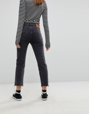 levi's raw hem jeans