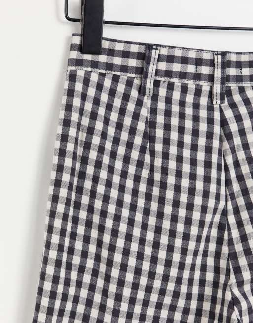 Levi's straight leg trousers in plaid | ASOS