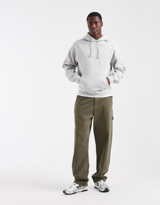 Levi's - sudadera con capucha auténtica en gris jaspeado, 3 de 5