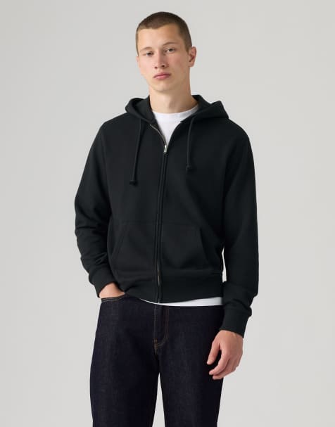 Levi's - sudadera con cremallera The Original HM en negro - view 1