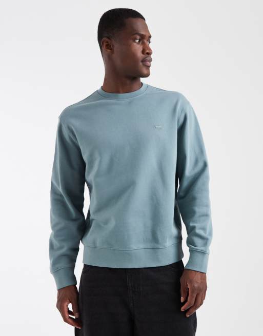Levi's - sudadera original con logotipo de la casa en azul
