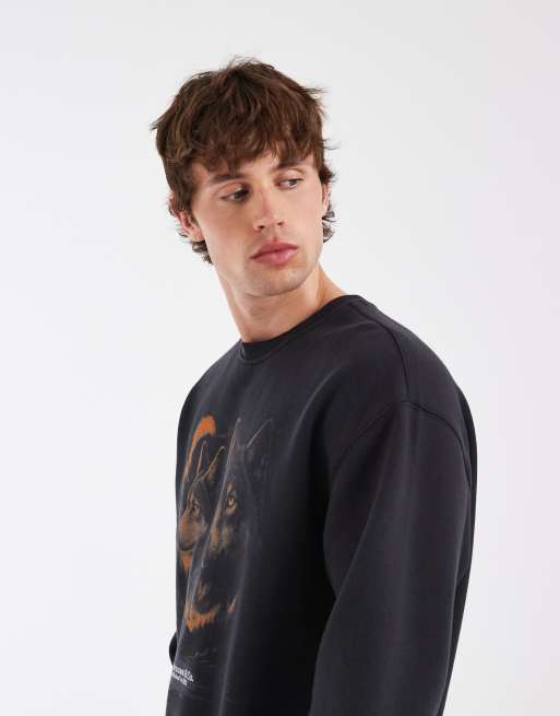 Levi's - Sudadera relajada con estampado gráfico en negro, 4 de 5