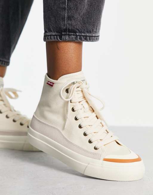 Levi's high hotsell top tennis shoes