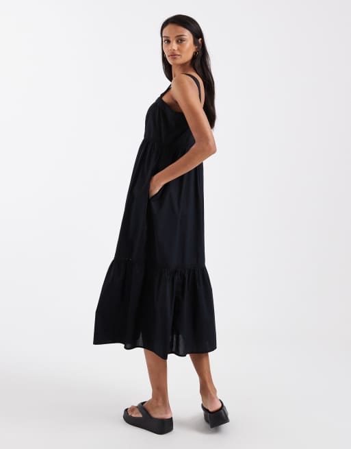 Levi's sukienka mini z baskinką w czerni, 2 z 4