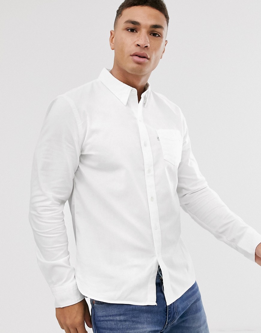 Levi's - Sunet - Camicia bianca con tasca-Bianco
