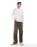 [Levi's] Levi's Sunset 1 pocket linen cotton mix shirt regular fit in white M white