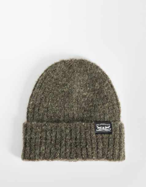 Levi's sunset beanie in brown  marl - view 1
