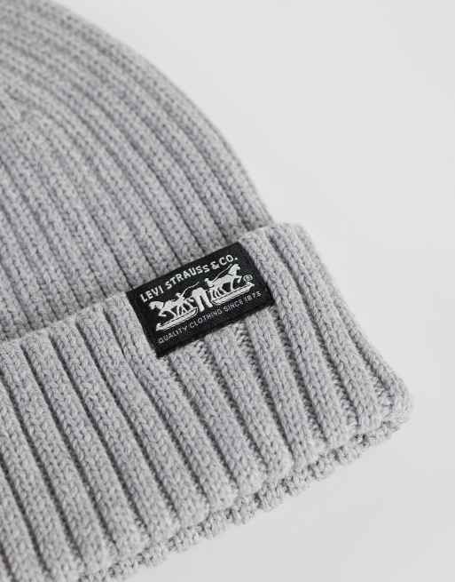 Levi's sunset beanie in grey , 2 of 3